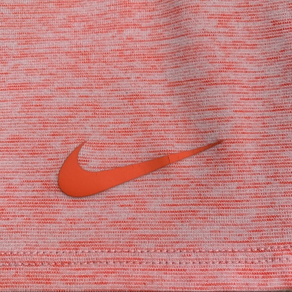 Nike Dri Fit Short Sleeve Tee Size Medium Orange - Picture 5 of 5